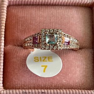 Bomb party Size 7 sterling silver unicorn revisited ring